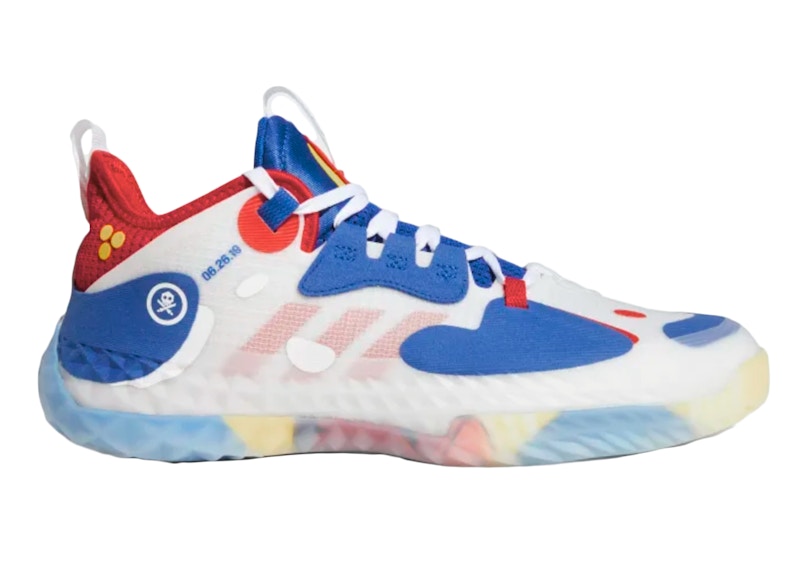 adidas Harden Vol. 5 Futurenatural Cloud White Royal Blue Vivid Red
