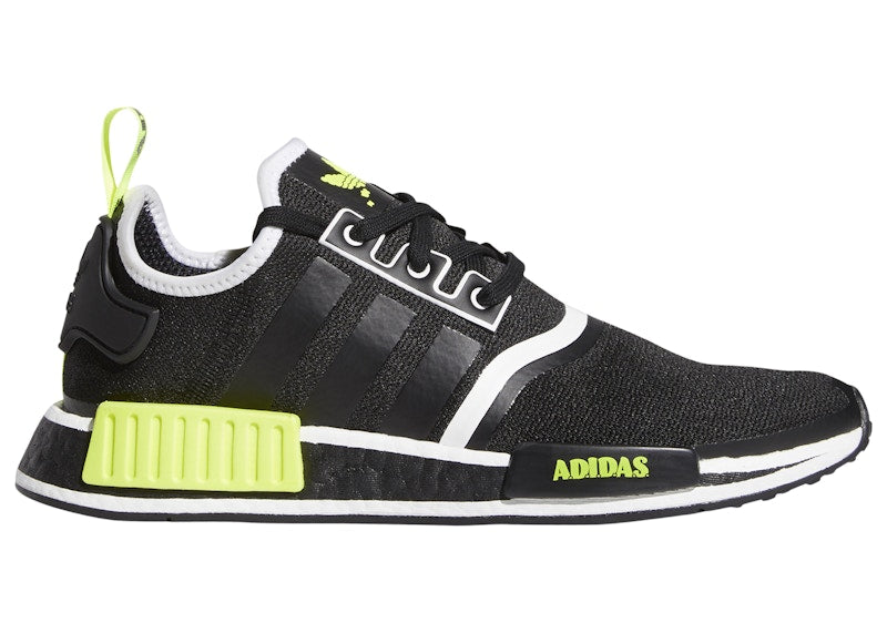 adidas NMD R1 Black Solar Yellow