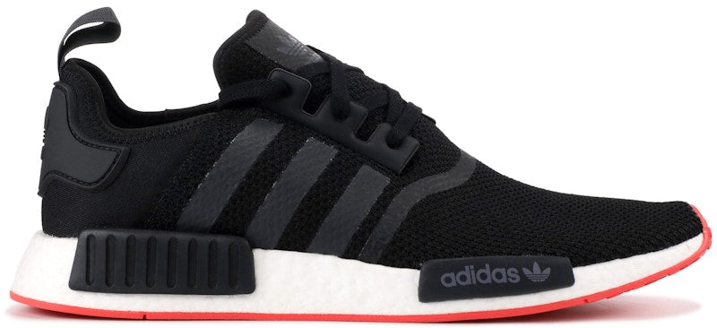 adidas NMD R1 Core Black Trace Scarlet