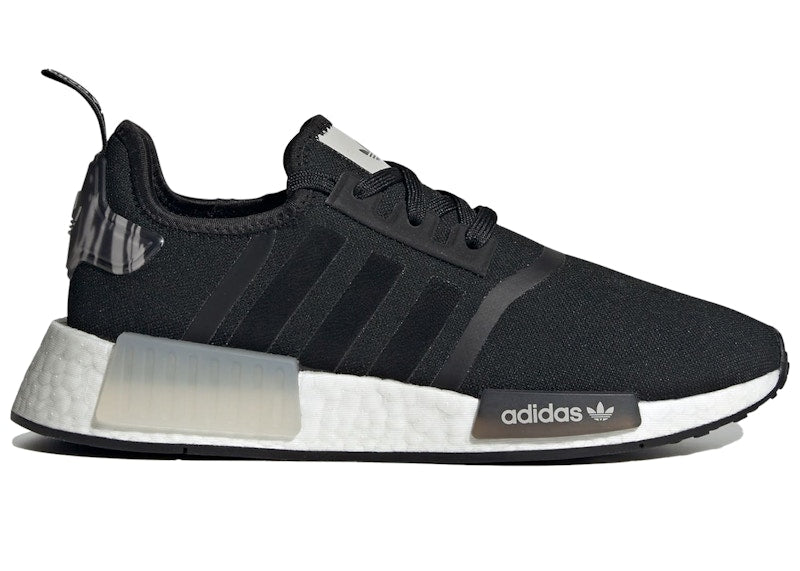 adidas NMD R1 Core Black White Marble (Women's)