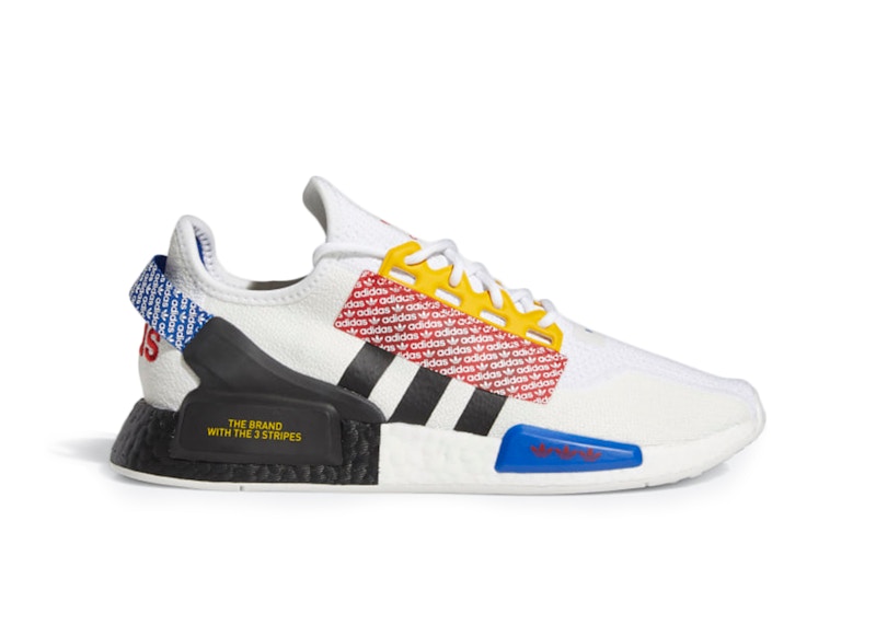 adidas NMD R1 V2 Logo Print Cloud White Multi