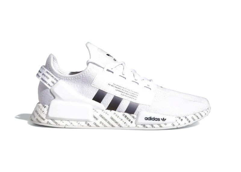 adidas NMD R1 V2 Script White