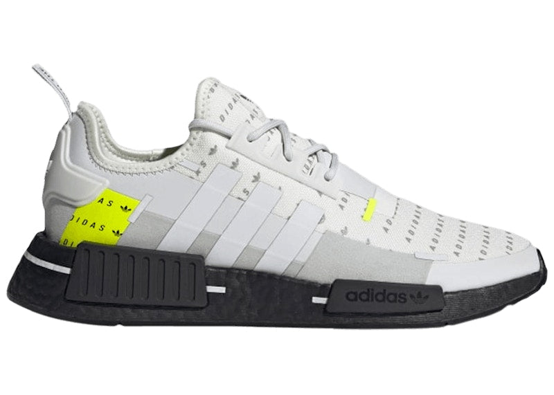 adidas NMD R1 White Team Solar Yellow