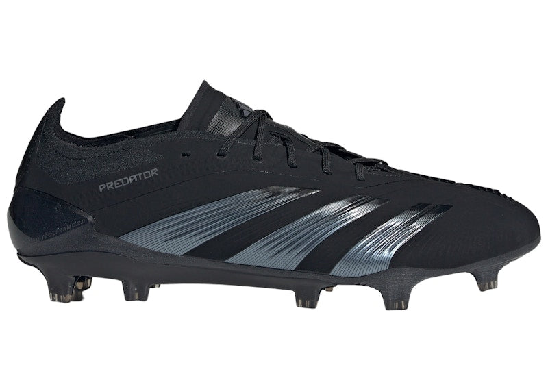 adidas Predator 24 Elite Low FG Core Black Carbon