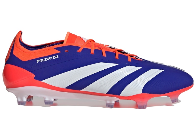 adidas Predator Elite FG Lucid Blue Cloud White Solar Red