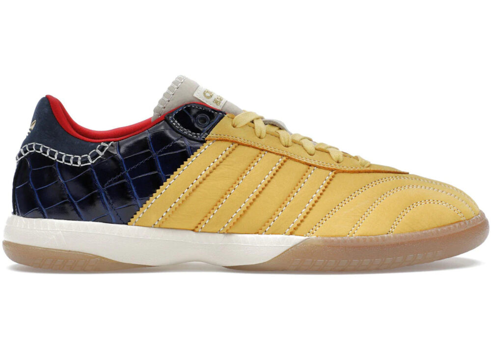 adidas Samba Millennium Wales Bonner Fade Gold Navy Croc - Image 2