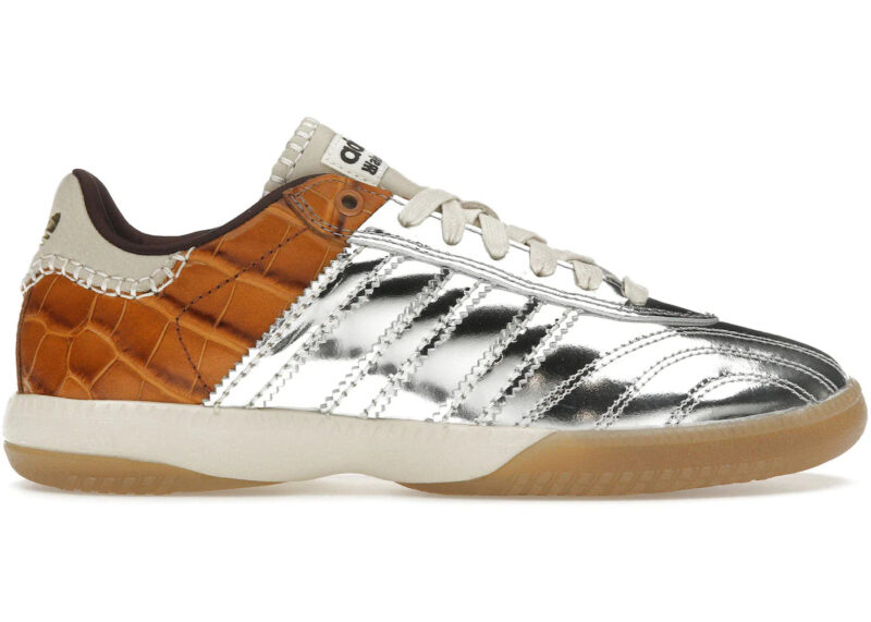 adidas Samba Millennium Wales Bonner Silver Metallic Yellow Croc - Image 2