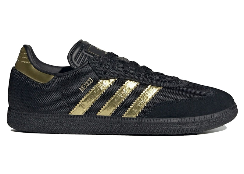 adidas Samba OG Mexico Black Gold Metallic