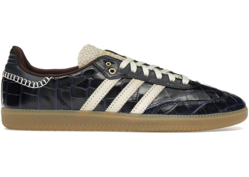 adidas Samba Wales Bonner Navy Croc Men's - JH9825 - US - Image 2