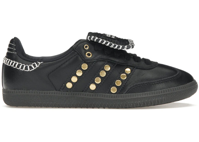 adidas Samba Wales Bonner Studded Pack Black Men's - IG4303 - US - Image 2