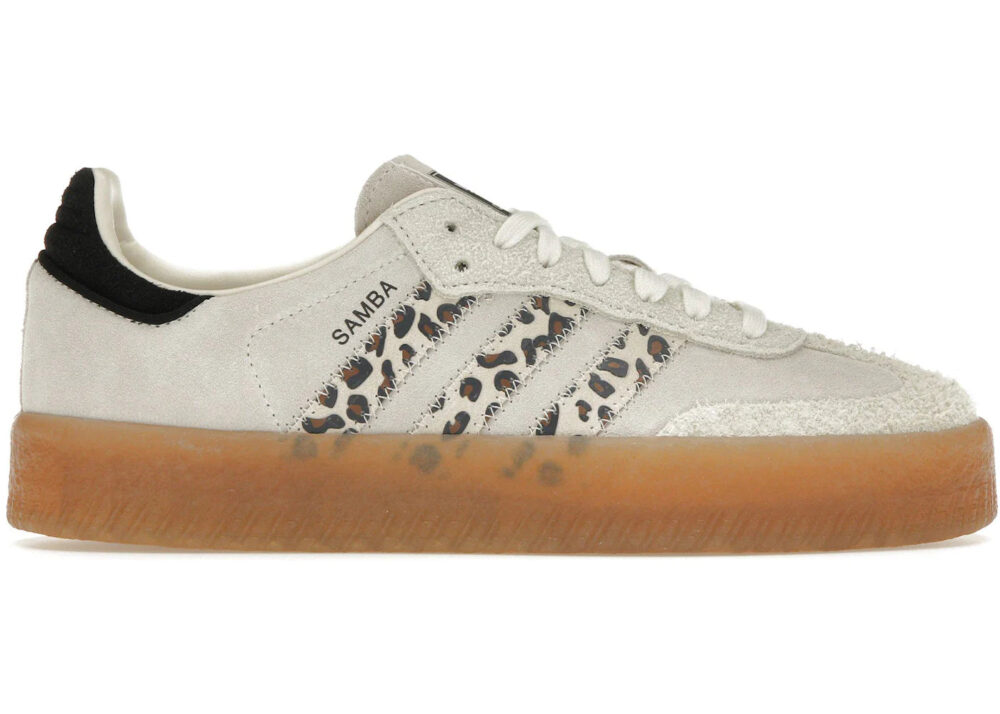adidas Sambae Leopard Off White (Women's) - JI4226 - US - Image 2