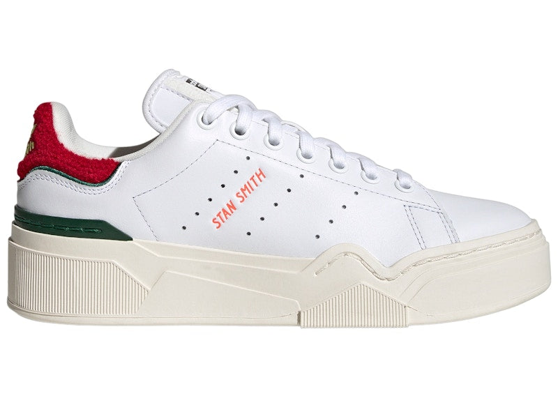 adidas Stan Smith Bonega 2B Cloud White Better Scarlet Collegiate Green (Women's)