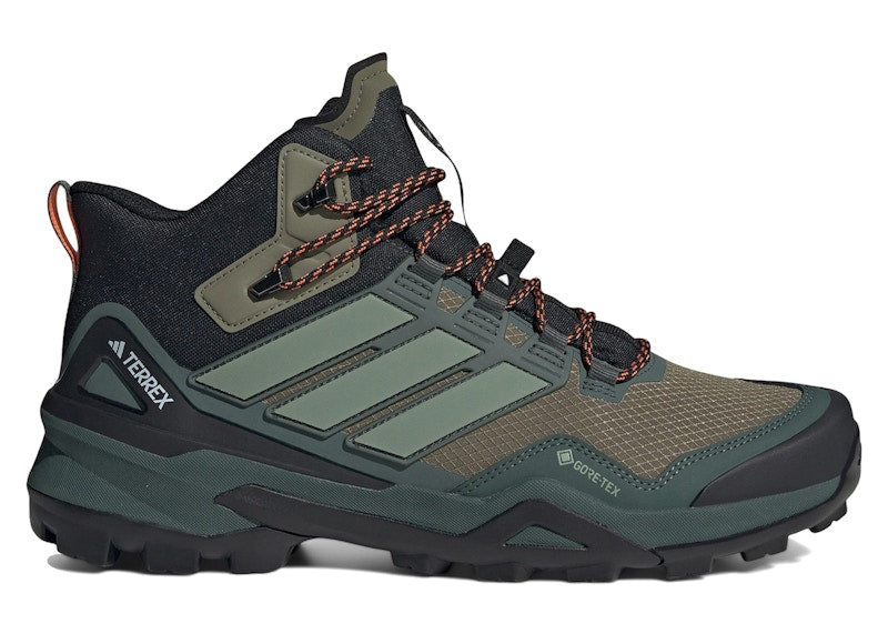 adidas Terrex Skychaser Mid Gore-Tex Olive Strata Silver Green Core Black