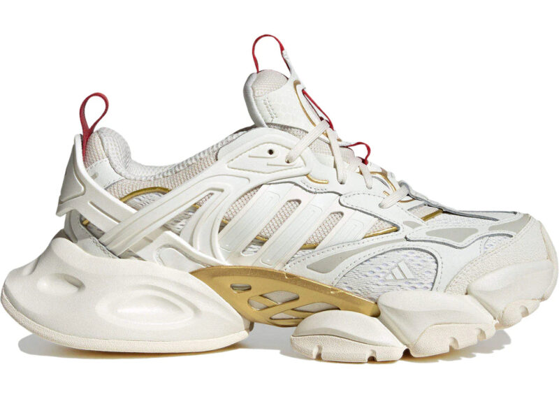 adidas XLG Runner Deluxe Off White Gold Metallic Red