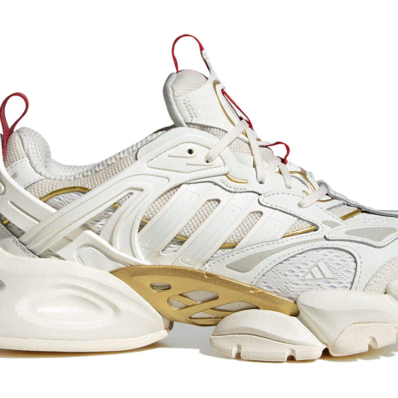 adidas XLG Runner Deluxe Off White Gold Metallic Red