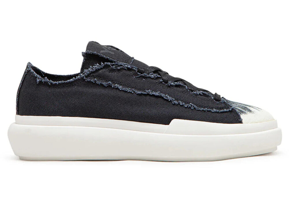 adidas Y-3 Nizza Low Black Off White Worn-In