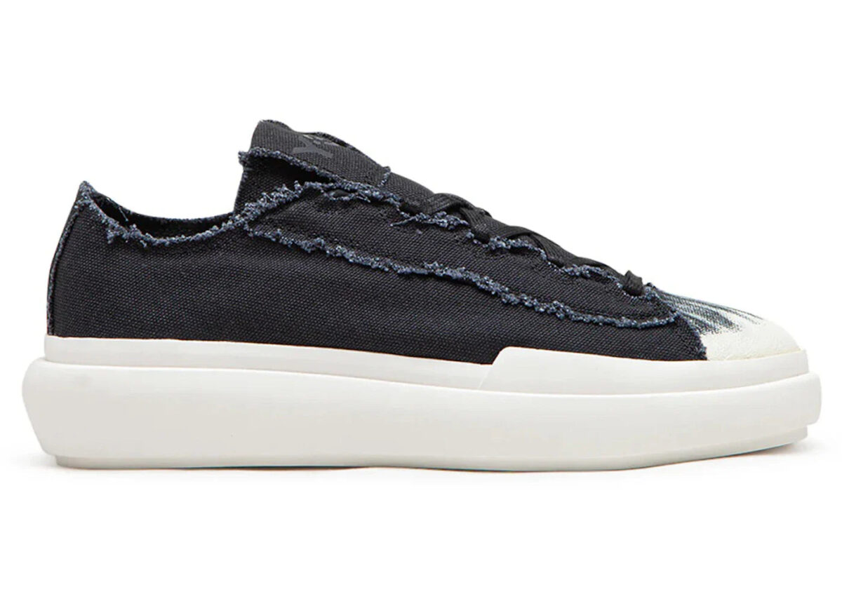 adidas Y-3 Nizza Low Black Off White Worn-In