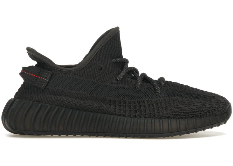 adidas Yeezy Boost 350 V2 Black (Non-Reflective) Men's - FU9006 - US - Image 2