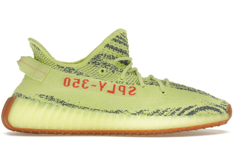 adidas Yeezy Boost 350 V2 Semi Frozen Yellow - Image 2