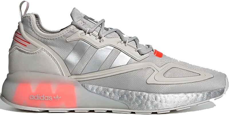 adidas ZX 2K Boost Grey One Solar Red
