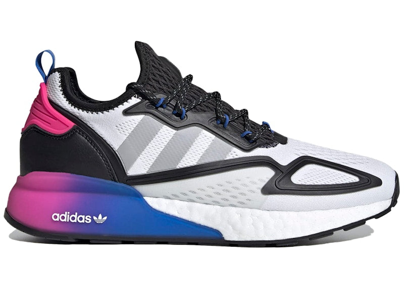 adidas ZX 2K Boost White Multi Purple Pink