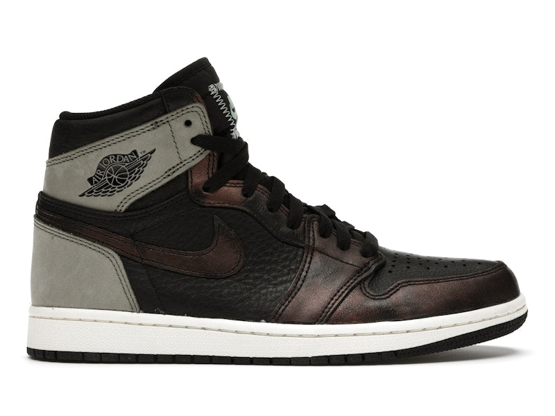 Jordan 1 Retro High Light Army Rust Shadow Patina Men's - 555088-033