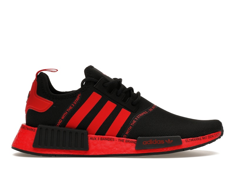 adidas NMD R1 Black Vivid Red