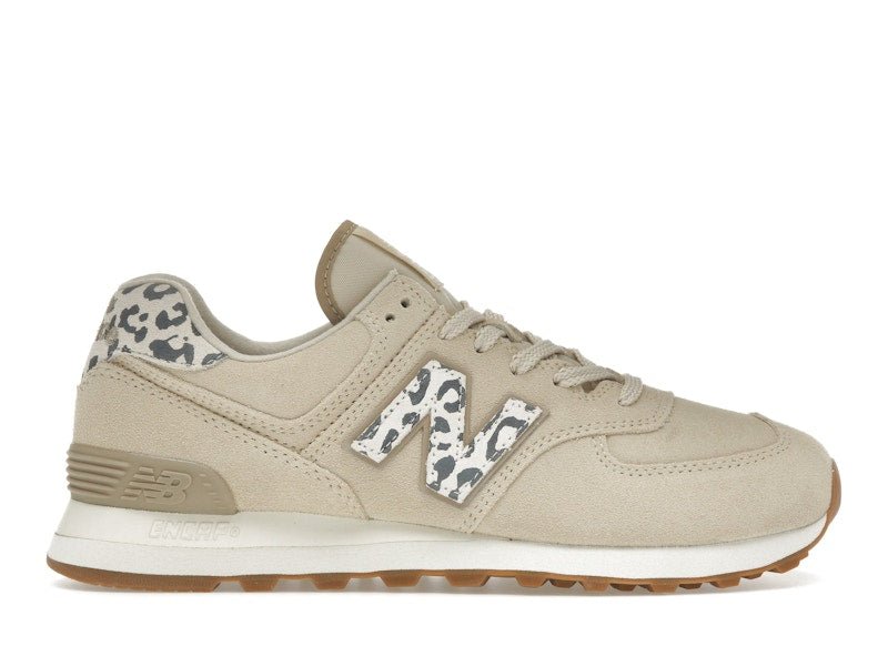 New Balance 574 Sea Salt Leopard (Women's)