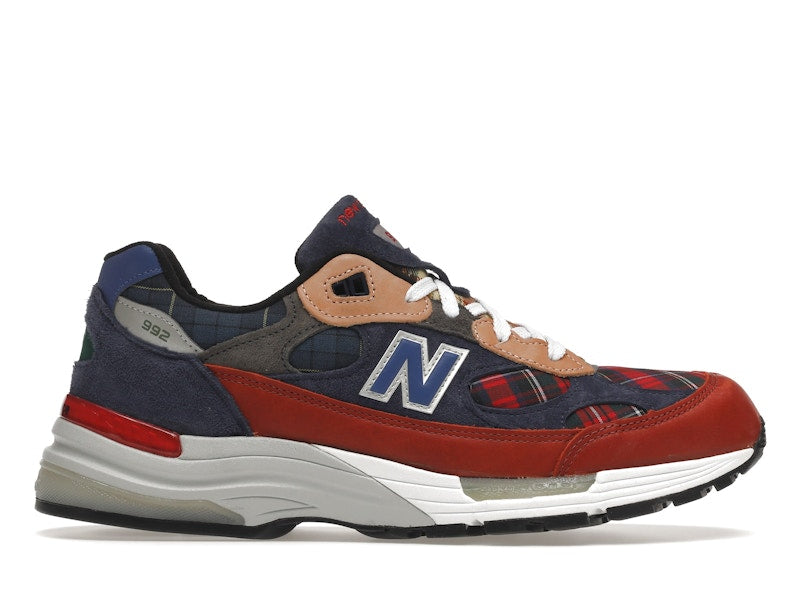 New Balance 992 Plaid Patchwork