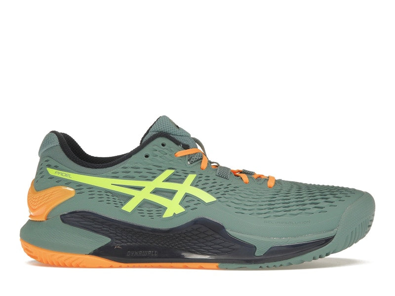 ASICS Gel-Resolution 9 Padel Celadon Safety Yellow