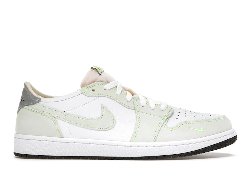 Jordan 1 Retro Low White Ghost Green Black