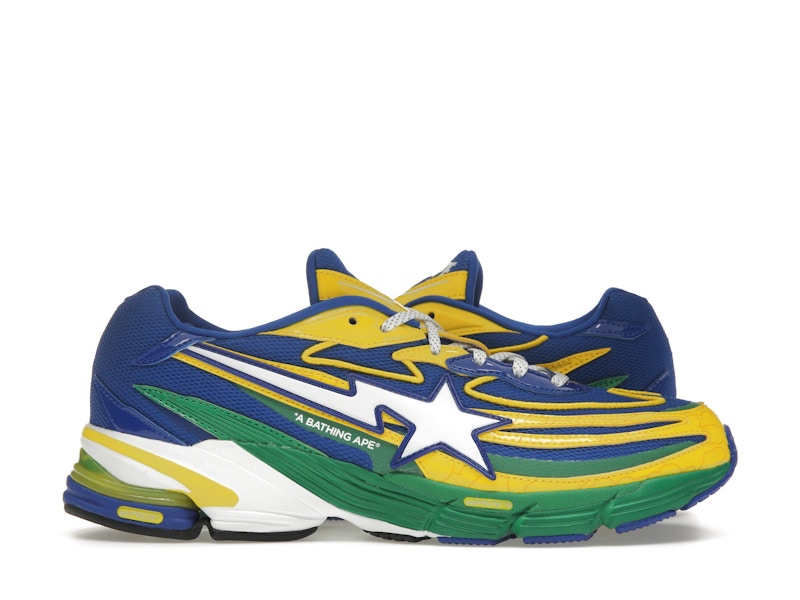 adidas Orketro Bape Yellow Blue Green Men's - JQ2398 - US