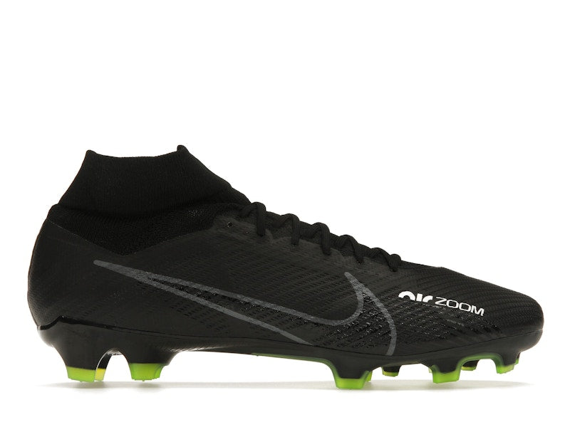 Nike Zoom Mercurial Superfly 9 Pro FG Black Dark Smoke Grey