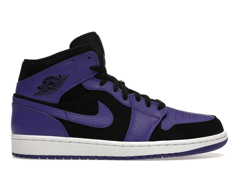Jordan 1 Mid Black Dark Concord