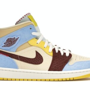 Jordan 1 Mid SE Fearless Maison Chateau Rouge
