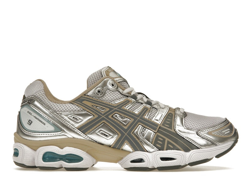 ASICS Gel-Nimbus 9 White Steel Grey - 1201A424-102 - US
