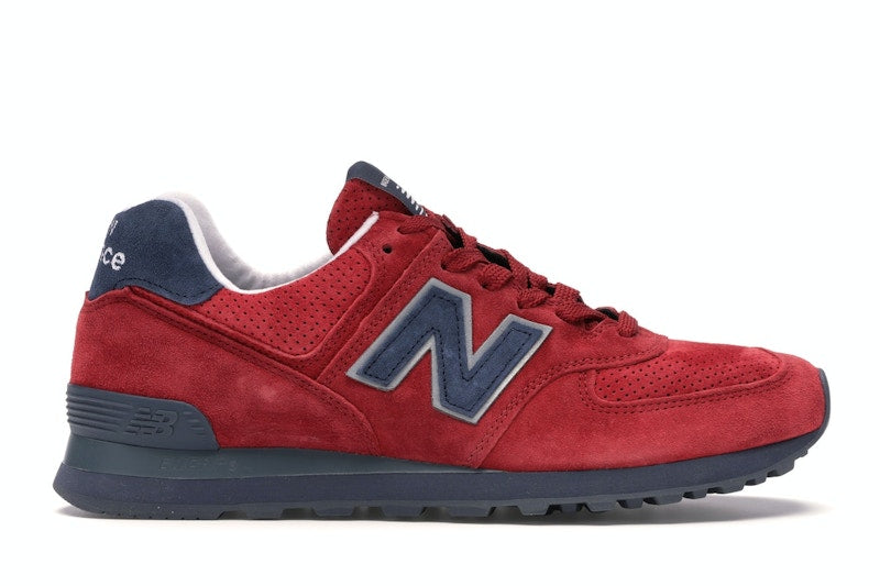 New Balance 574 MiUSA Gym Red Navy