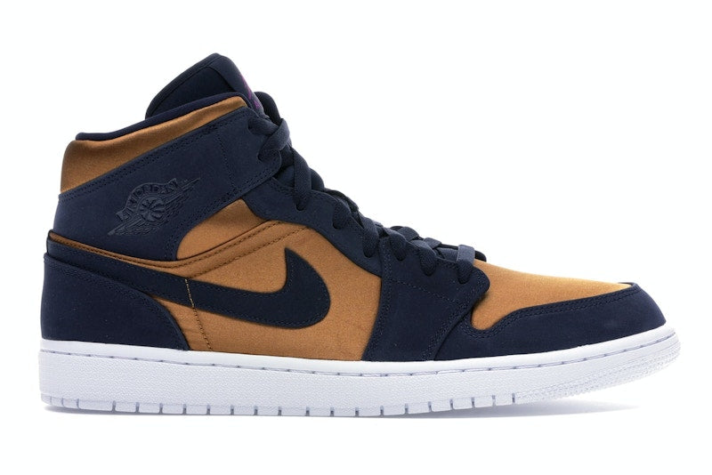 Jordan 1 Mid Obsidian Desert Ochre