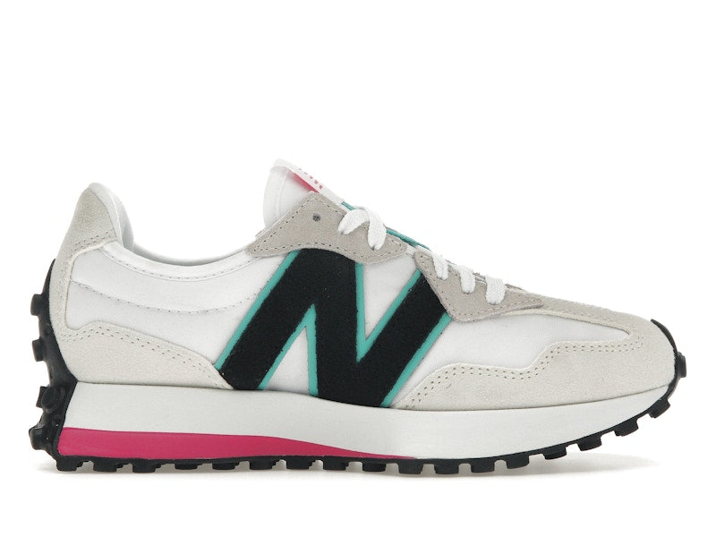 New Balance 327 White Grey Black Light Pink (Women's)
