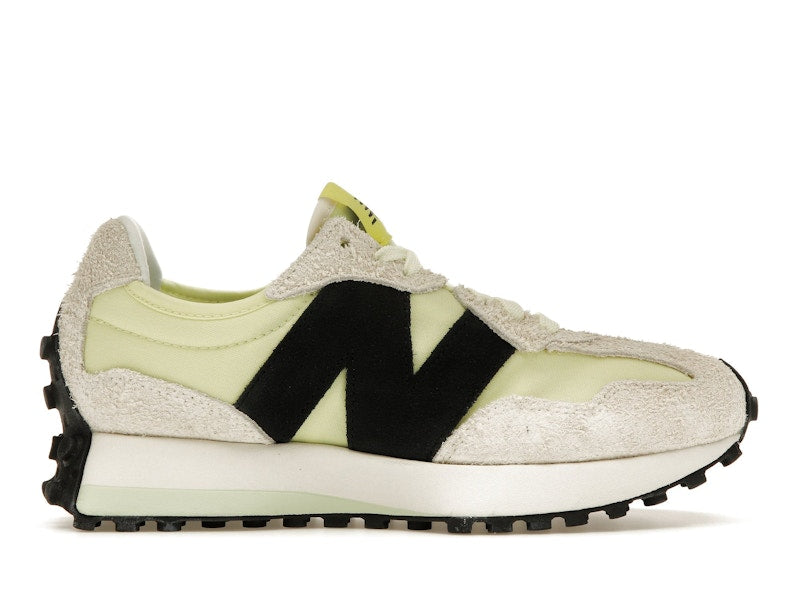 New Balance 327 White Black Grey Yellow (Women's)