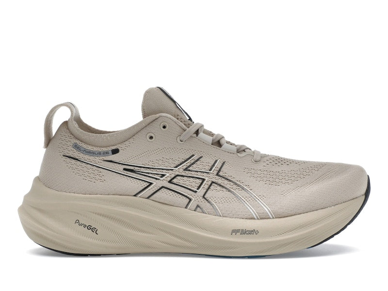 ASICS Gel-Nimbus 26 Feather Grey Black Men's - 1011B794-021 - US