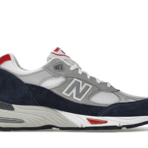 New Balance 991 Grey Navy Red