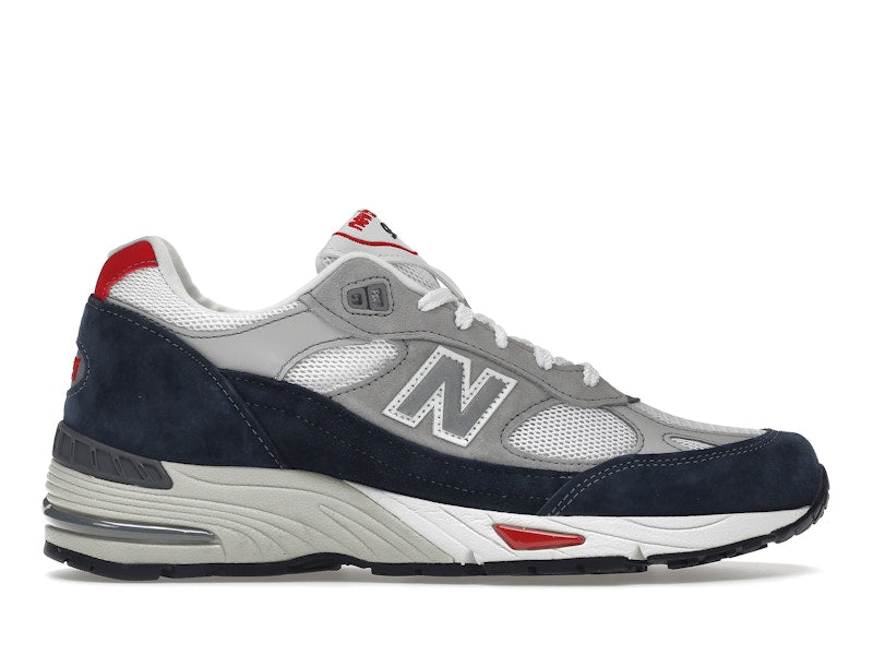 New Balance 991 Grey Navy Red