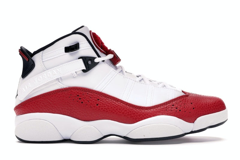 Jordan 6 Rings White University Red