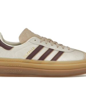 adidas Gazelle Bold Cream White Maroon (Women's)