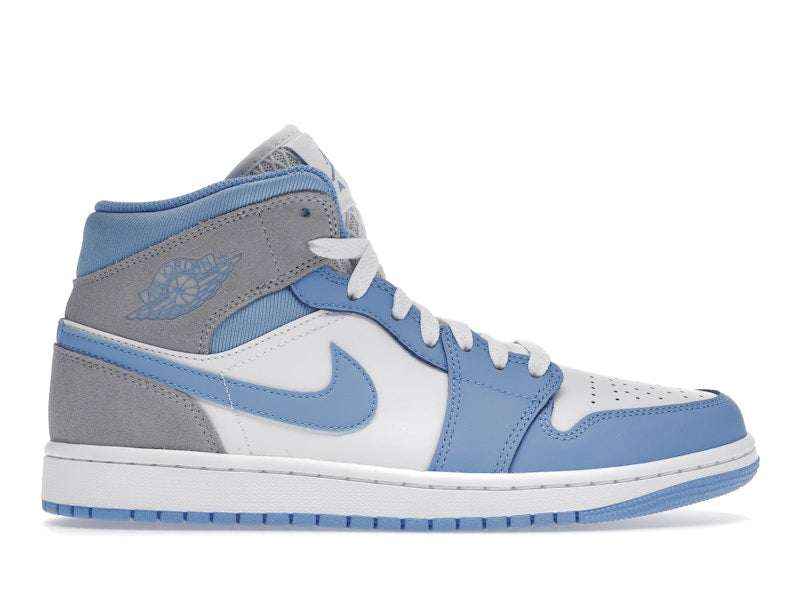 Air Jordan 1 Mid University Blue Grey Men's - DX9276-100 - US