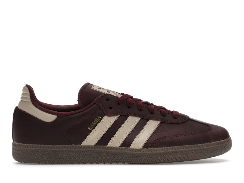 adidas Samba OG Maroon Crystal Sand (Women's) - IF7004