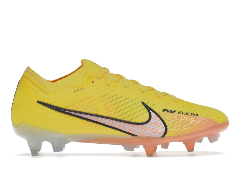 Nike Zoom Mercurial Vapor 15 Elite SG-Pro Anti-Clog Traction Yellow Strike Sunset Glow
