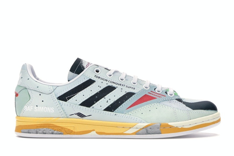 adidas Torsion Stan Smith Raf Simons White Black Grey