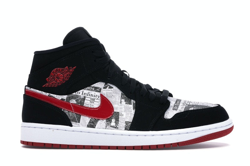 Jordan 1 Mid Newspaper Air Times